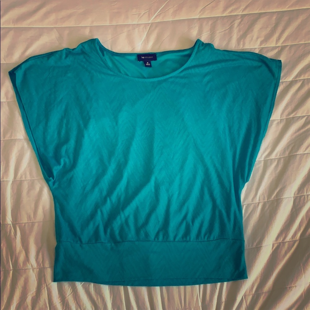 Turquaze flare sleeve T-shirt